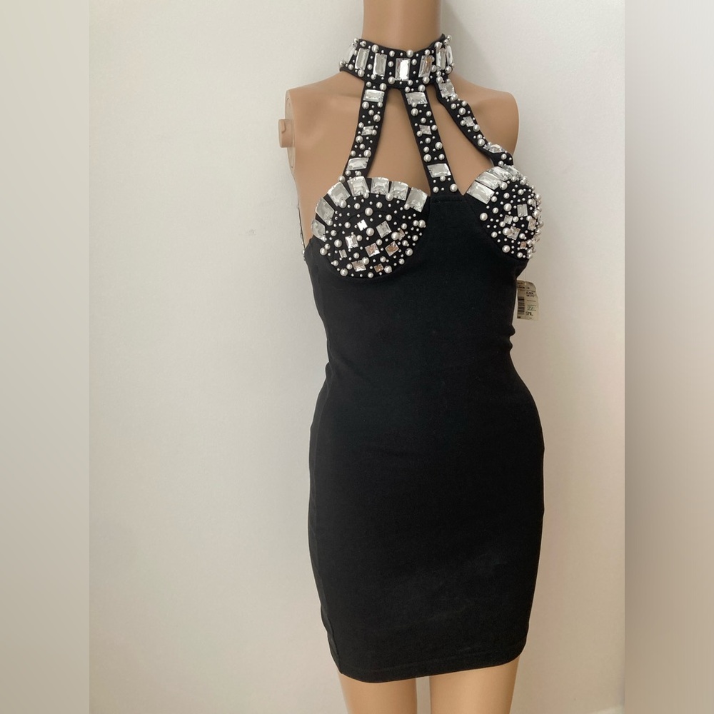 Contempo black minidress